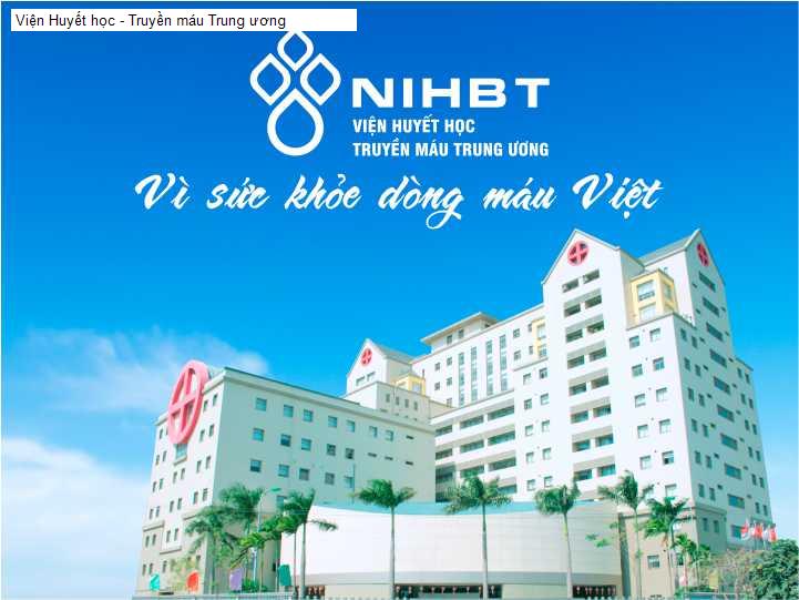 Viện Huyết học - Truyền máu Trung ương