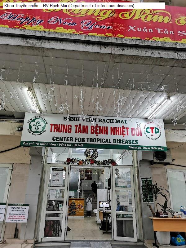 Khoa Truyền nhiễm - BV Bạch Mai (Department of infectious diseases)