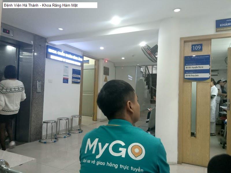 Bệnh Viện Hà Thành - Khoa Răng Hàm Mặt