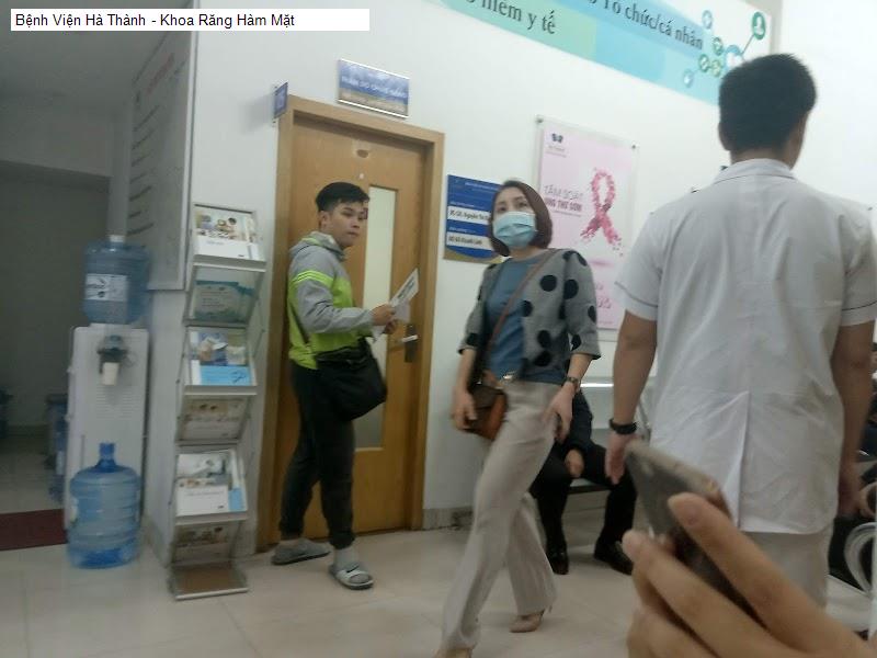 Bệnh Viện Hà Thành - Khoa Răng Hàm Mặt