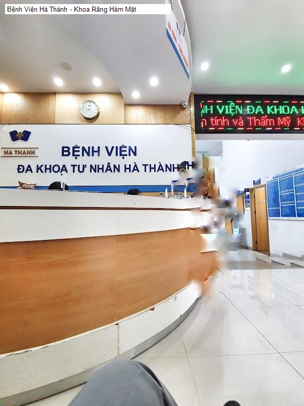 Bệnh Viện Hà Thành - Khoa Răng Hàm Mặt