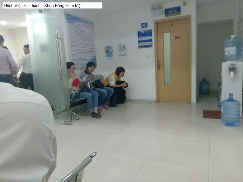 Bệnh Viện Hà Thành - Khoa Răng Hàm Mặt