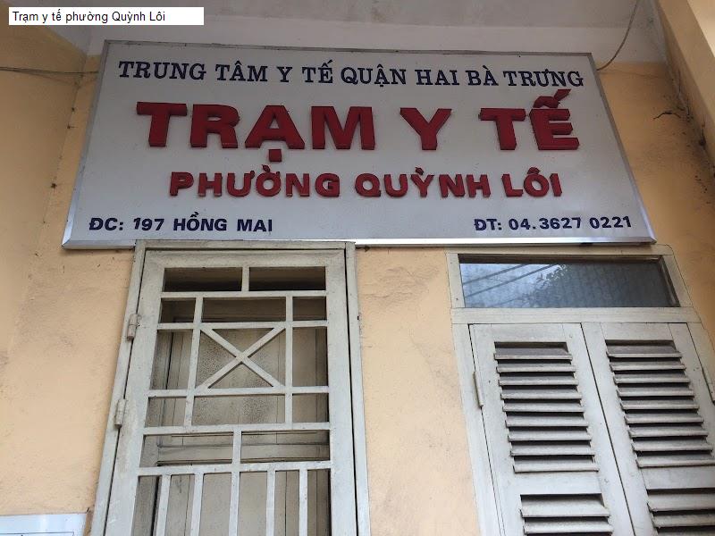 Trạm y tế phường Quỳnh Lôi