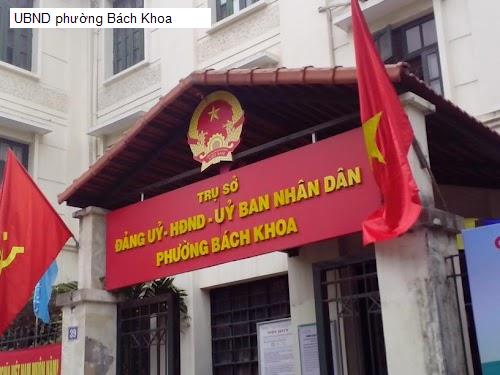 UBND phường Bách Khoa