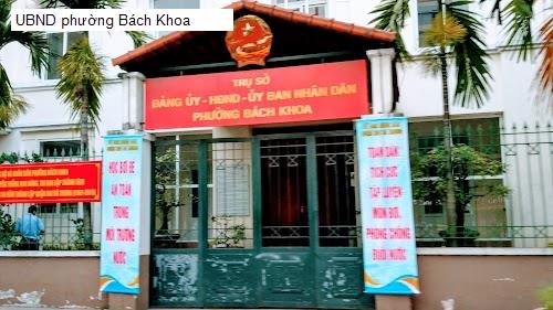 UBND phường Bách Khoa