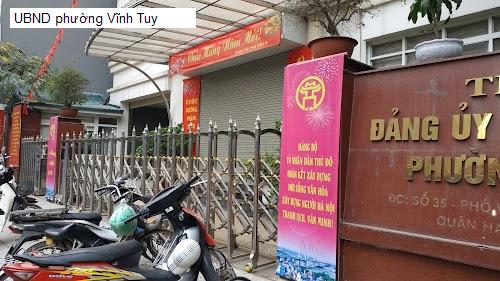 UBND phường Vĩnh Tuy