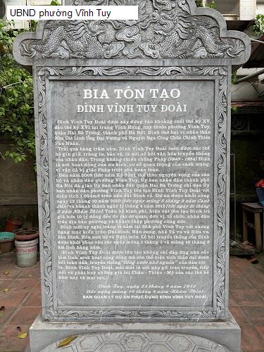 UBND phường Vĩnh Tuy