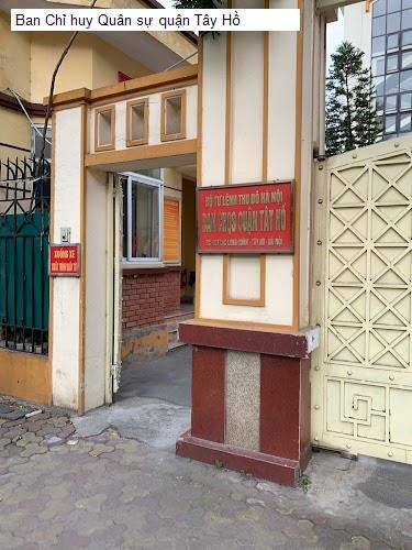 Ban Chỉ huy Quân sự quận Tây Hồ