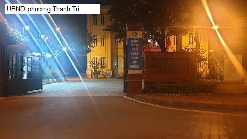 UBND phường Thanh Trì
