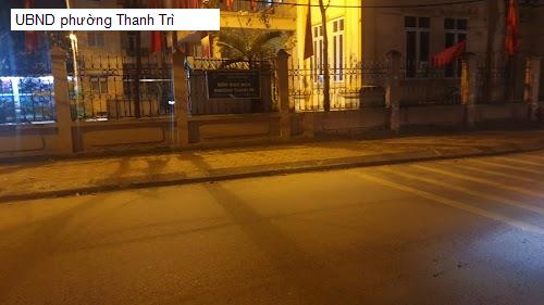 UBND phường Thanh Trì