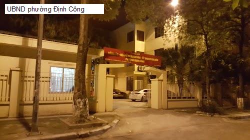 UBND phường Định Công