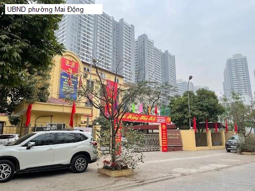 UBND phường Mai Động