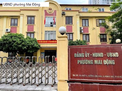 UBND phường Mai Động