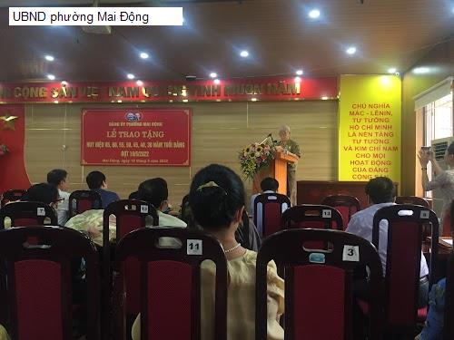 UBND phường Mai Động