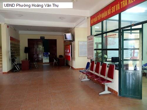 UBND Phường Hoàng Văn Thụ