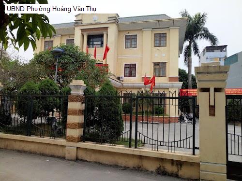 UBND Phường Hoàng Văn Thụ