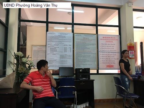 UBND Phường Hoàng Văn Thụ