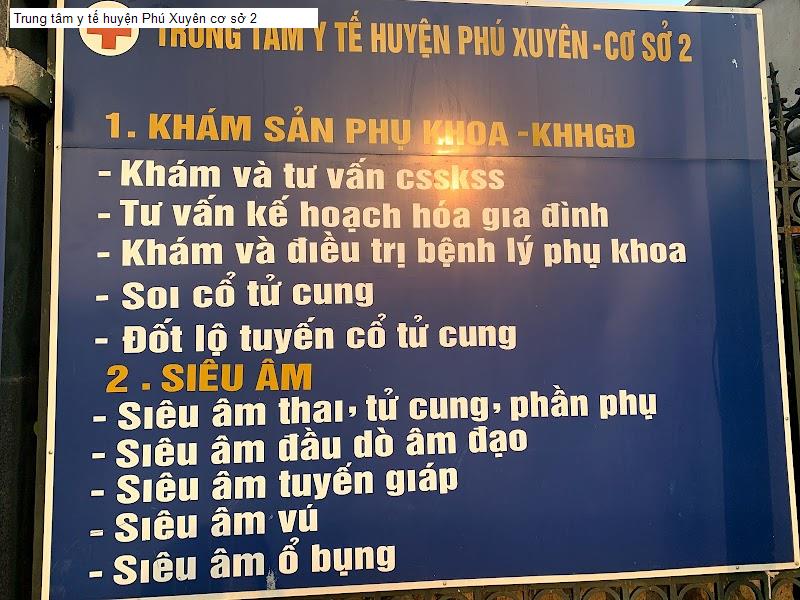 Trung tâm y tế huyện Phú Xuyên cơ sở 2