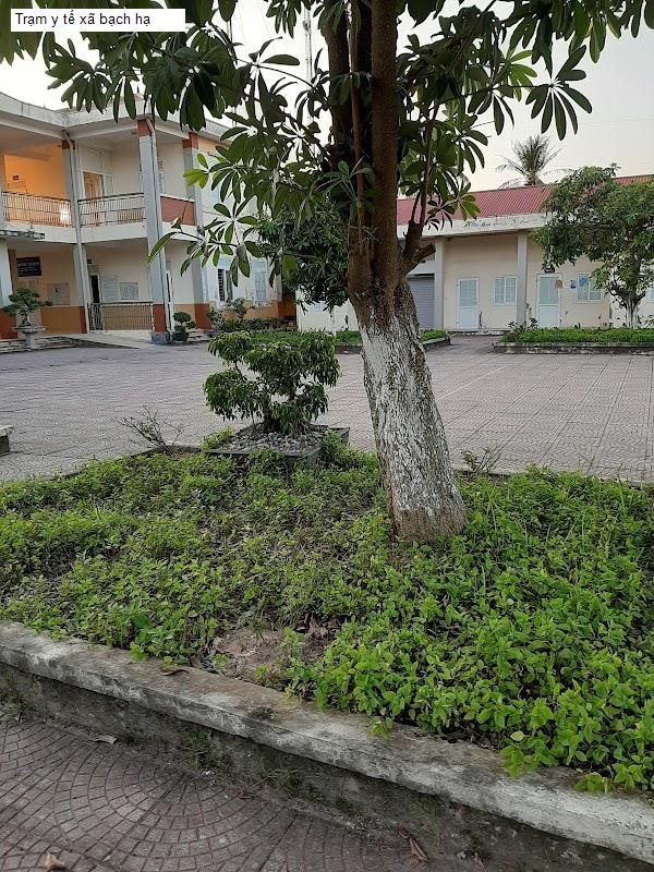 Trạm y tế xã bạch hạ