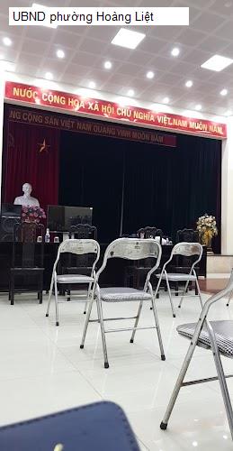 UBND phường Hoàng Liệt