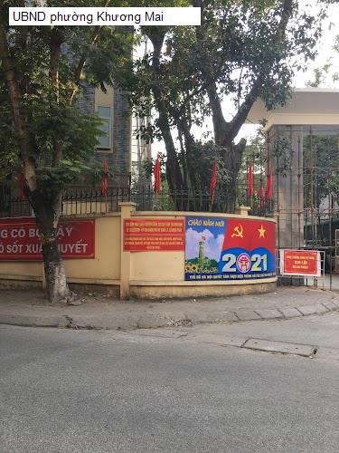 UBND phường Khương Mai