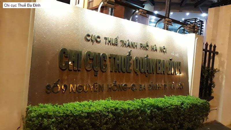 Chi cục Thuế Ba Đình