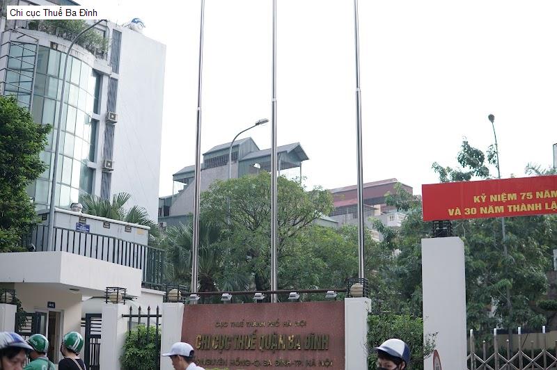 Chi cục Thuế Ba Đình