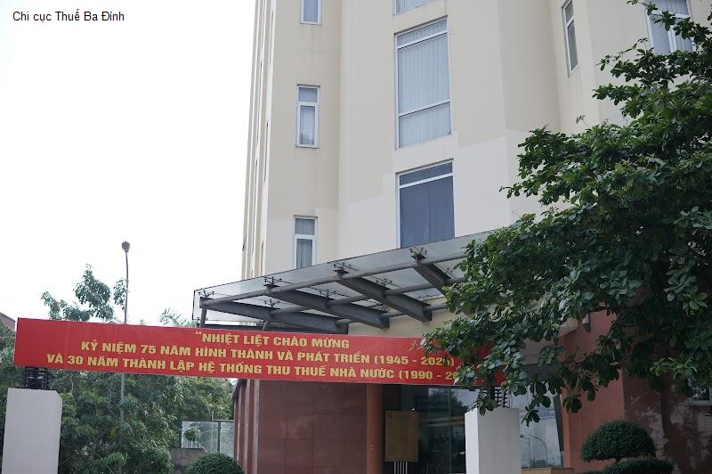 Chi cục Thuế Ba Đình