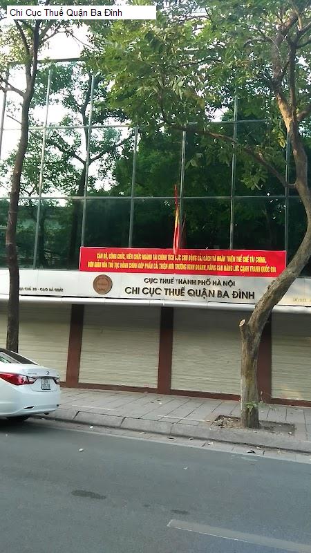Chi Cục Thuế Quận Ba Đình