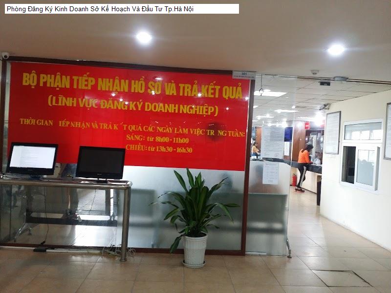 Phòng Đăng Ký Kinh Doanh Sở Kế Hoạch Và Đầu Tư Tp.Hà Nội