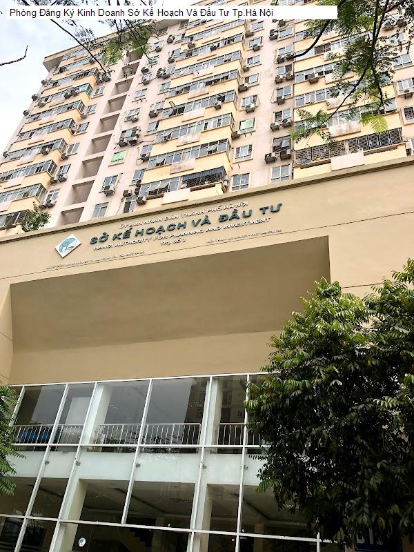 Phòng Đăng Ký Kinh Doanh Sở Kế Hoạch Và Đầu Tư Tp.Hà Nội
