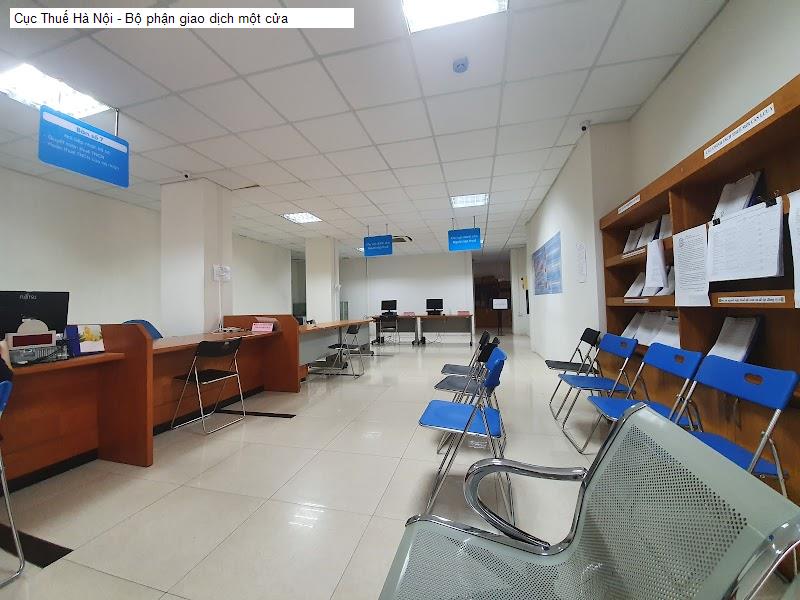 Cục Thuế Hà Nội - Bộ phận giao dịch một cửa
