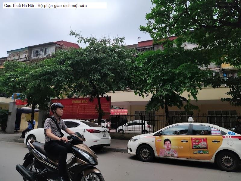 Cục Thuế Hà Nội - Bộ phận giao dịch một cửa