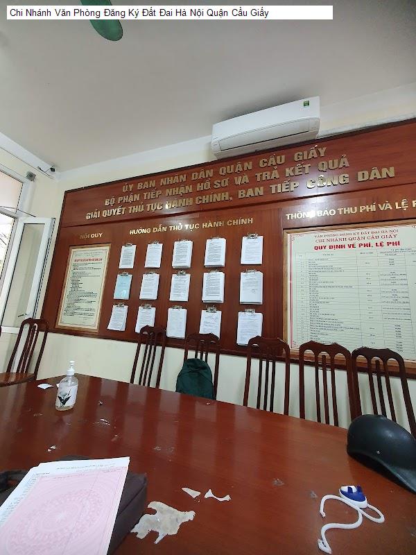 Chi Nhánh Văn Phòng Đăng Ký Đất Đai Hà Nội Quận Cầu Giấy