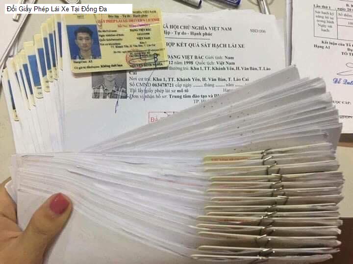 Đổi Giấy Phép Lái Xe Tại Đống Đa