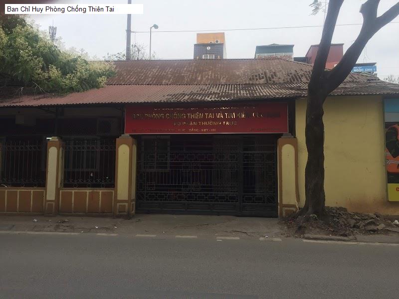 Ban Chỉ Huy Phòng Chống Thiên Tai