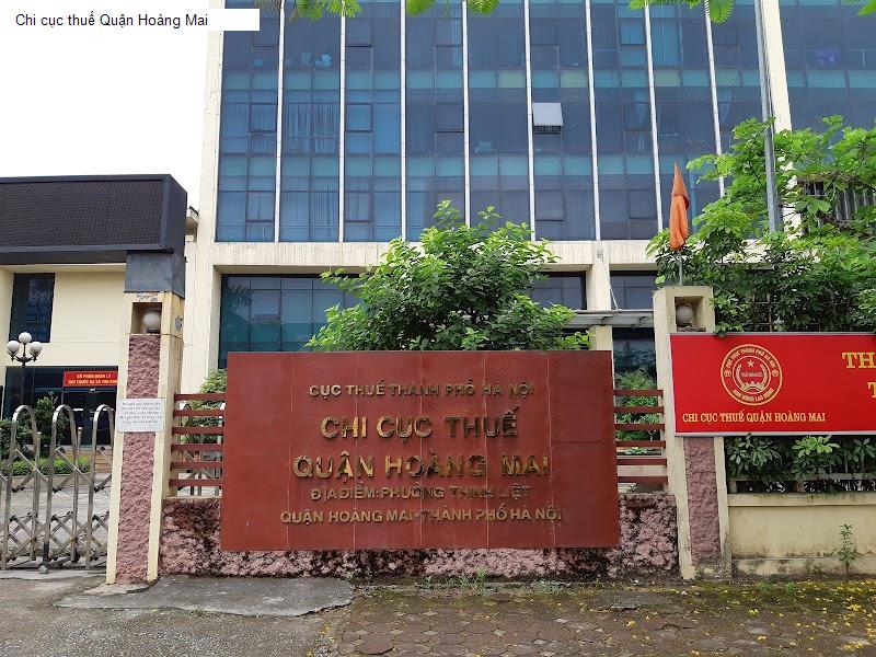 Chi cục thuế Quận Hoàng Mai