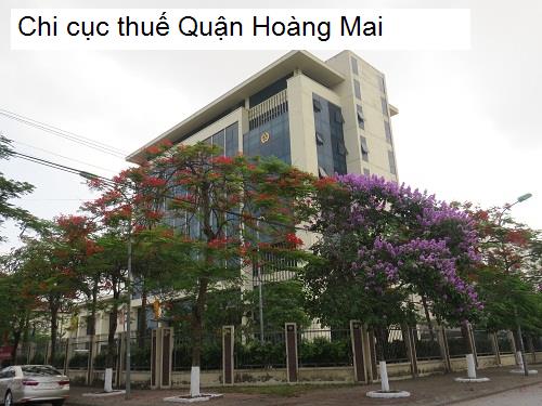 Chi cục thuế Quận Hoàng Mai
