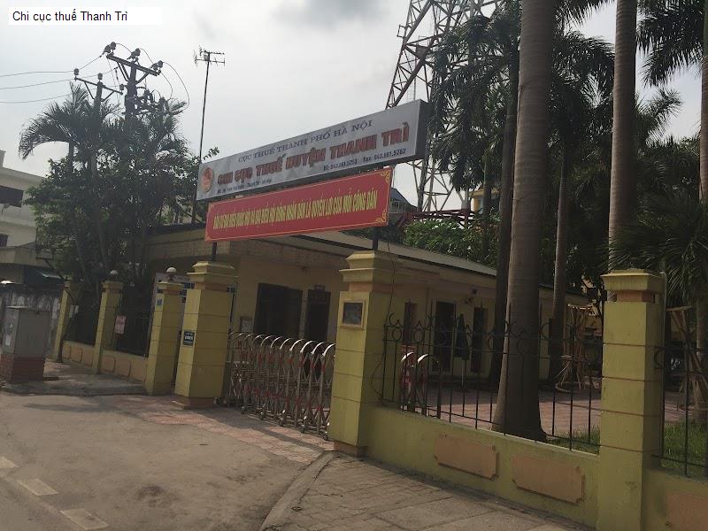 Chi cục thuế Thanh Trì