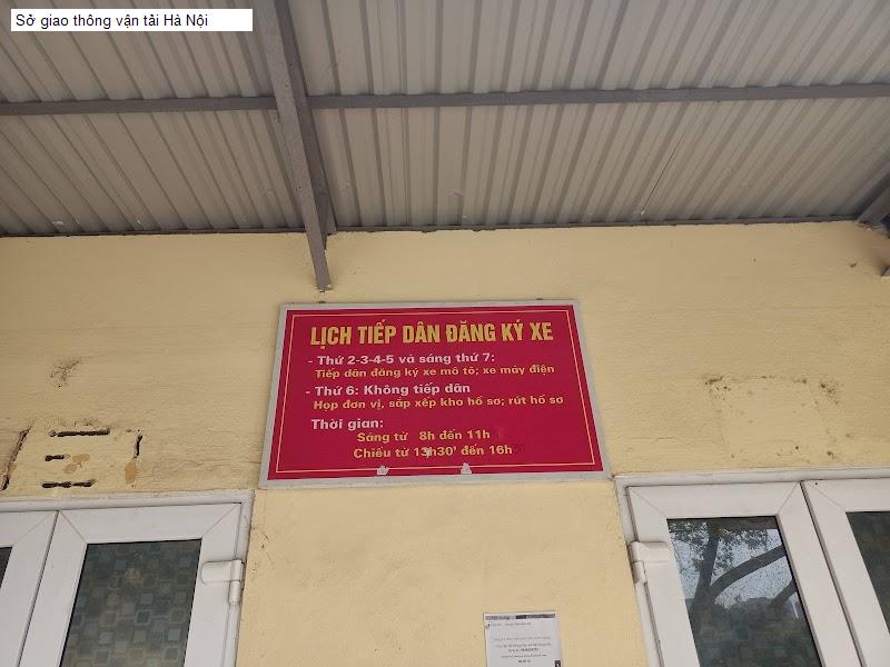 Sở giao thông vận tải Hà Nội