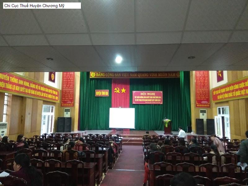 Chi Cục Thuế Huyện Chương Mỹ