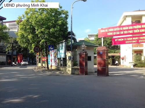 UBND phường Minh Khai