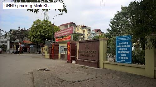 UBND phường Minh Khai