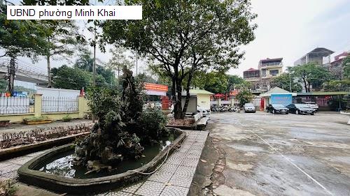 UBND phường Minh Khai