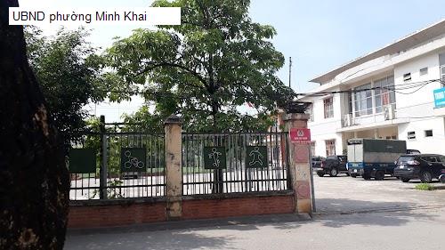 UBND phường Minh Khai