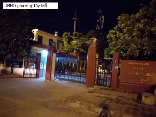 UBND phường Tây Mỗ