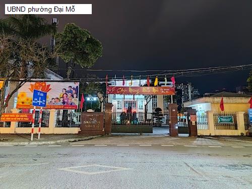 UBND phường Đại Mỗ