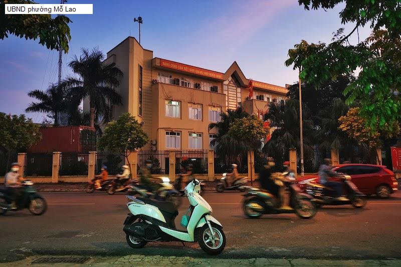 UBND phường Mỗ Lao