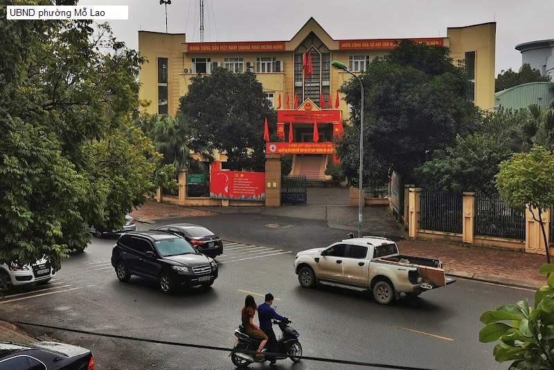 UBND phường Mỗ Lao