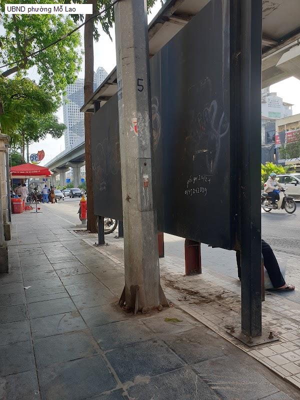 UBND phường Mỗ Lao